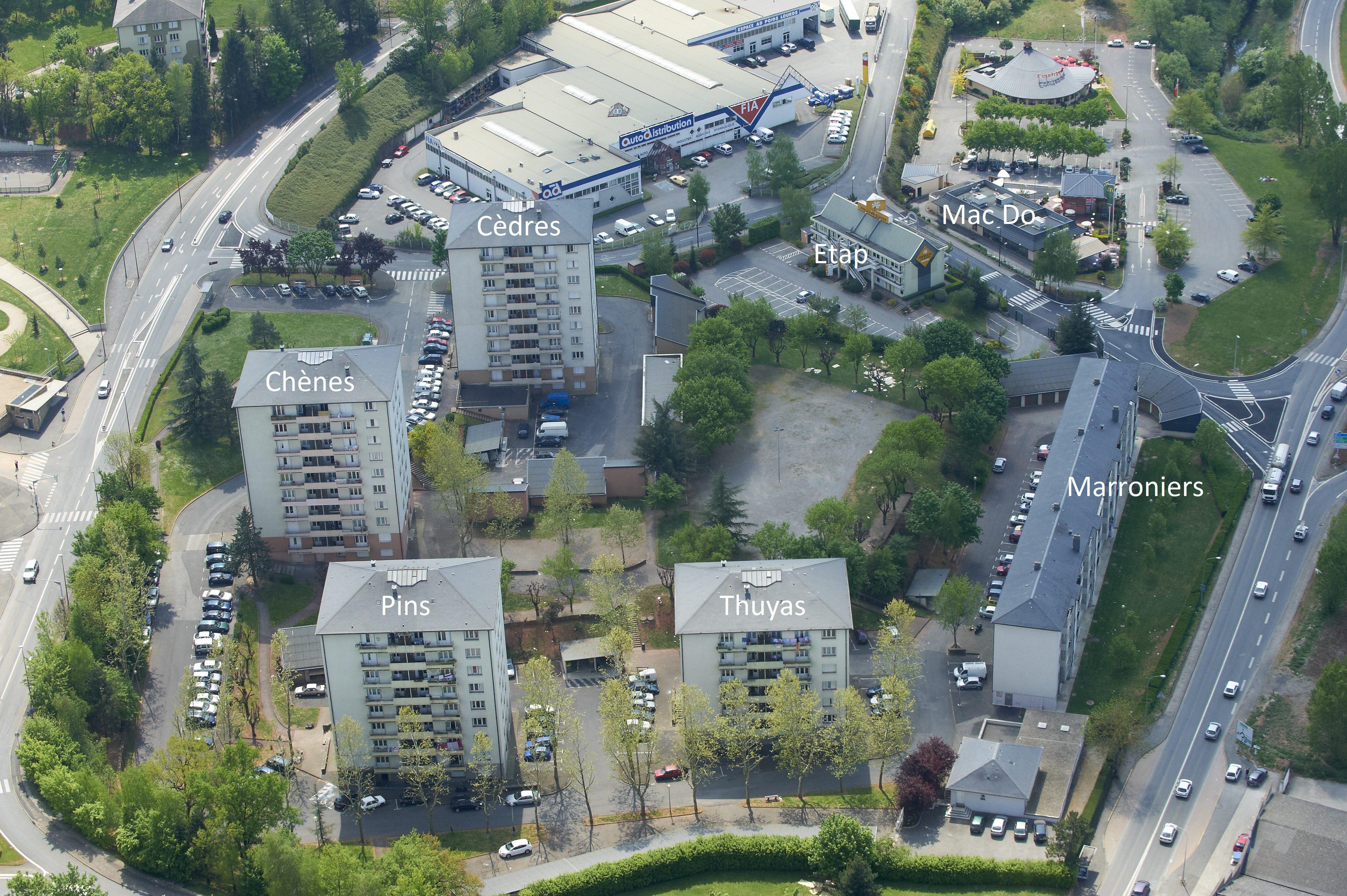 Photo Vue Du Ciel Ramadier - Rodez Agglo Habitat